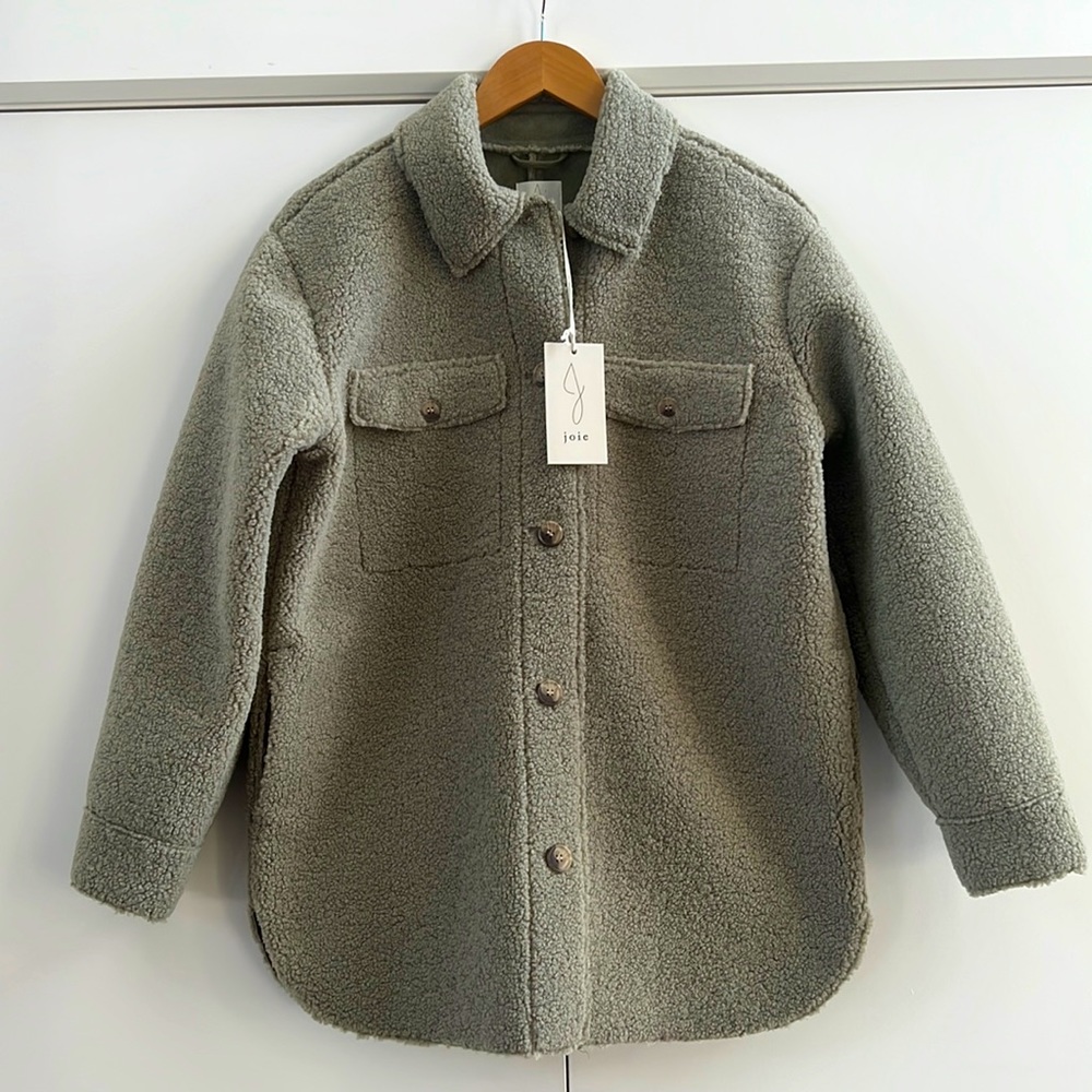NWT Joie Sage Green Shacket
